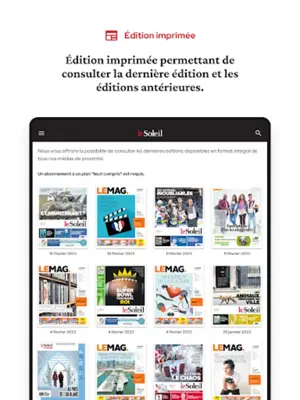 Le Soleil android App screenshot 9