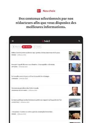 Le Soleil android App screenshot 7